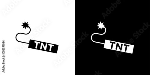 TNT dynamite icon Art design illustration