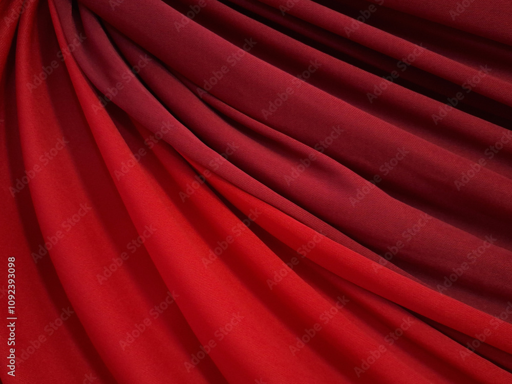 Obraz premium curve; liquid; material; satin; shiny; silk; silky; smooth; textile; velvet; elegance; flowing; colours; curtain; drapery; luxurious; ripple; soft; wave; luxury; wavy; crease; folded; horizontal; pain