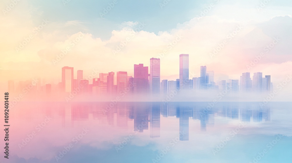 Fototapeta premium Urban serenity