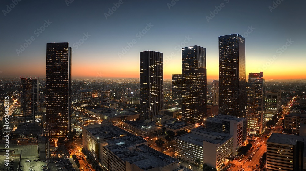 Obraz premium Cityscape view