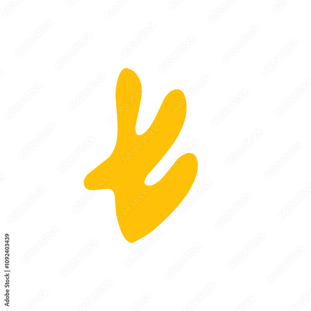 Fototapeta premium abstract naive shape