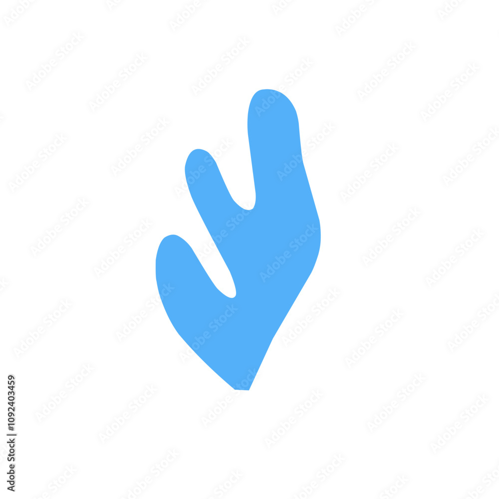 Fototapeta premium abstract naive shape