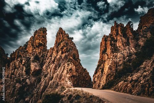 Mountains and Clouds
