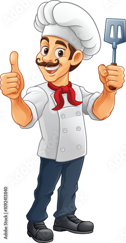 A chef, baker or barbecue c...