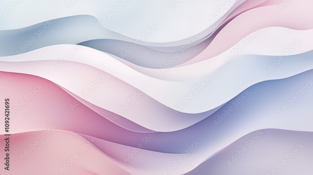 Obraz premium Abstract Pastel Wave Background