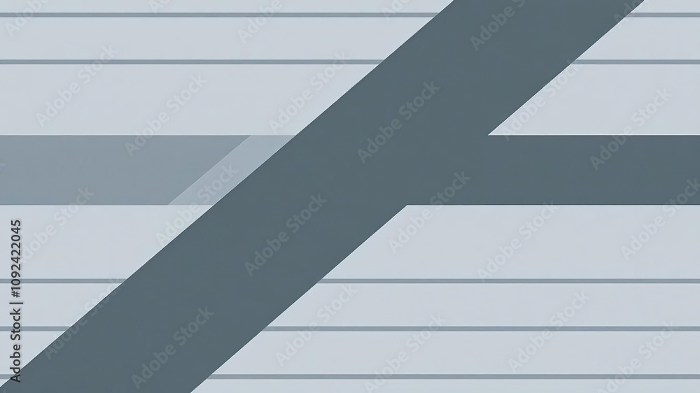 Fototapeta premium Close-up shot of a stylized grey and black diagonal striped pattern created using different shades of grey, stylized pattern, grey and black