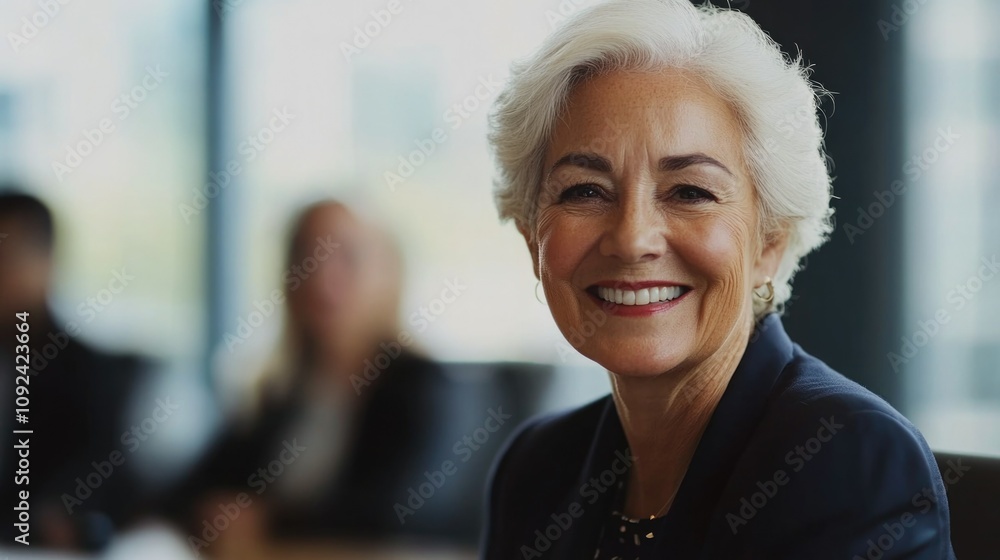 Fototapeta premium Professional Businesswoman Posing for Corporate Portrait