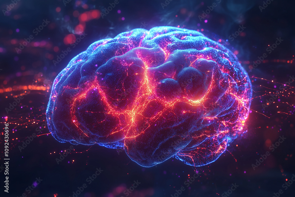 Brain Neural Network Medical Visualization Brain Neural Network Medical Visualization