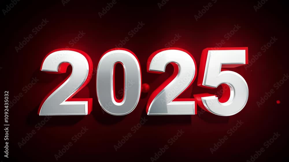2025 Text Animation with Glowing Red Lanterns on a Fully Black Background 2025 Text Animation with Glowing Red Lanterns on a Fully Black Background