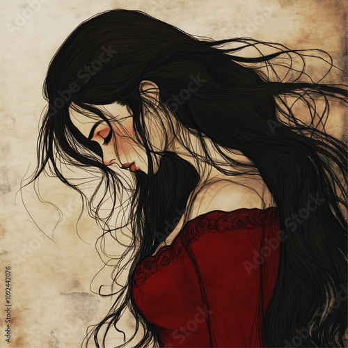 crying woman