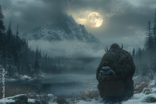 Krampus in the Winter Forest: A Dark Holiday Tale
