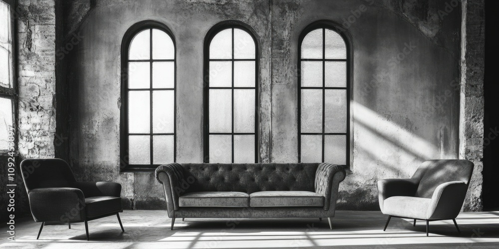 Fototapeta premium Modern Living Room