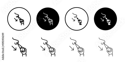 baby nasal aspirator icon Art design illustration
