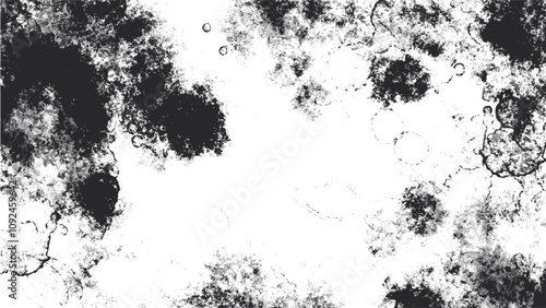 Wallpaper Mural Abstract black watercolor background.Hand painted watercolor. vector Torontodigital.ca