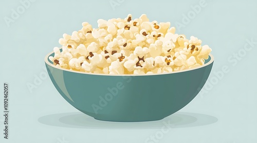 A Bowl of Buttery Popcorn photo