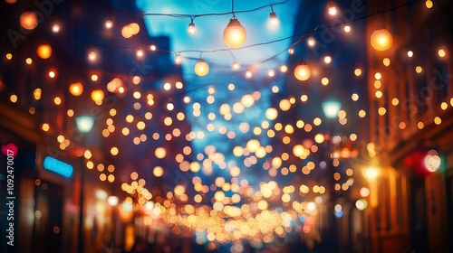 Festive House Entrance with Diwali Lights photo