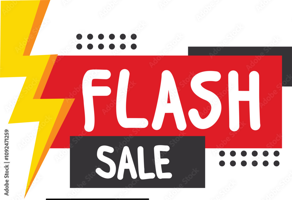 Fototapeta premium Flash Sale Promotion Banner