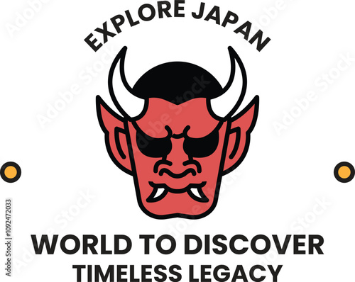 The logo features a demon with horns and a red face