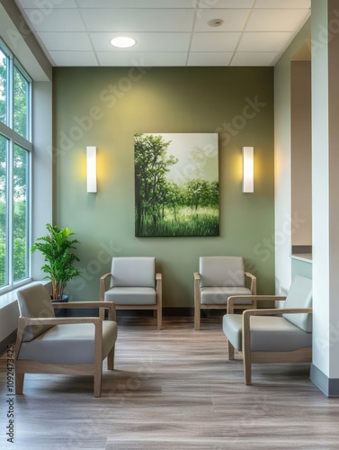 Tranquil Waiting Room With ...