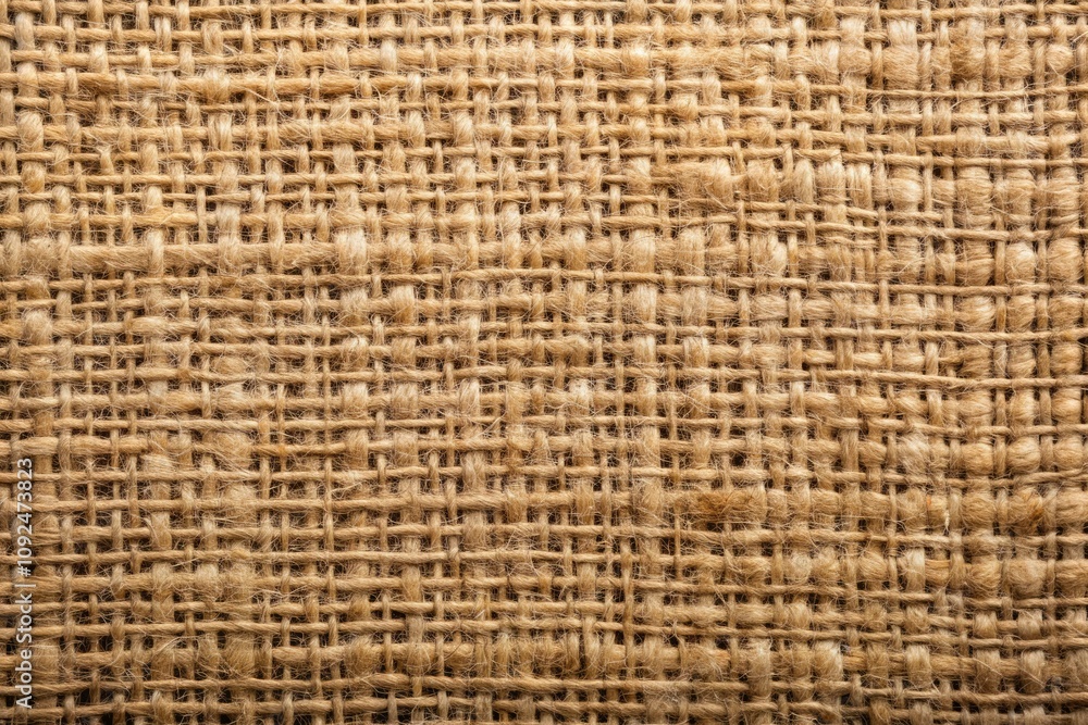 Close-up of Textured Burlap Fabric in Natural Beige Tones with Intricate Weave Pattern for Textile, Craft, and Home Decor Designs Close-up of Textured Burlap Fabric in Natural Beige Tones with Intricate Weave Pattern for Textile, Craft, and Home Decor Designs