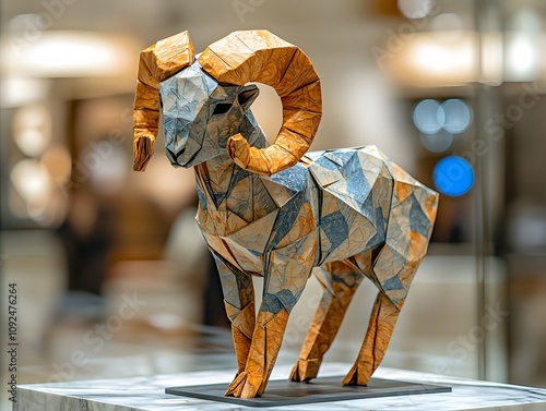 Intricate origami that requires a lot of effort can turn ordinary paper into beautiful artwork that can be displayed on a stand in a gallery. (Aries for those born between March 21 – April 19) photo