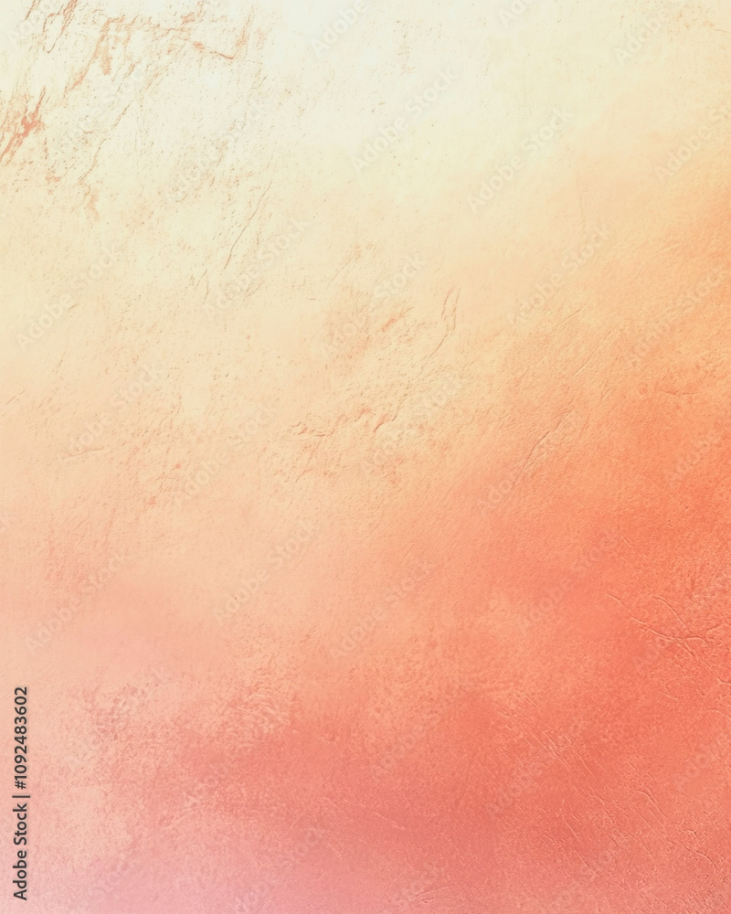 Obraz premium Elegant light peach matte concrete surface with soft natural lighting and seamless texture