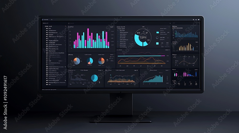 Business Analytics Dashboard Display Data Visualization Charts Graphs Reports Business Analytics Dashboard Display Data Visualization Charts Graphs Reports