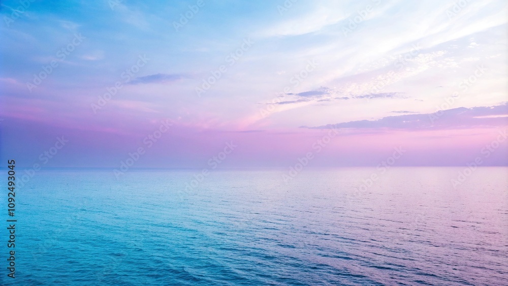 Obraz premium Soft blue and purple hue gradient on a subtle gradient effect, gentle transitions, digital artwork, soft blue gradient, soothing visual effects, gradient background