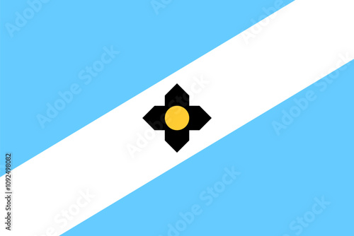 Flag of Madison city, Wisconsin, US