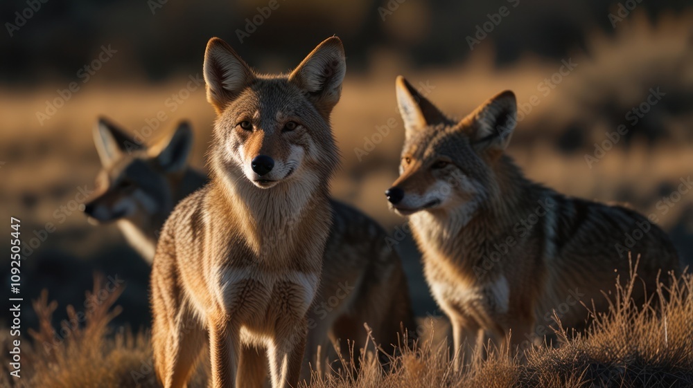 Obraz premium Coyote ,THIS IS AI IMAGE