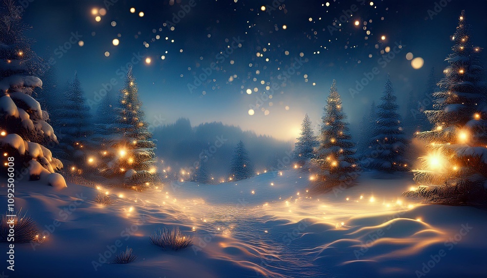 Obraz premium Christmas background