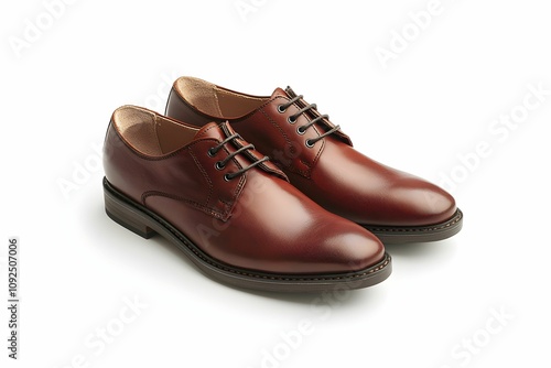 Stylish brown dress shoes perfect for formal occasions and events