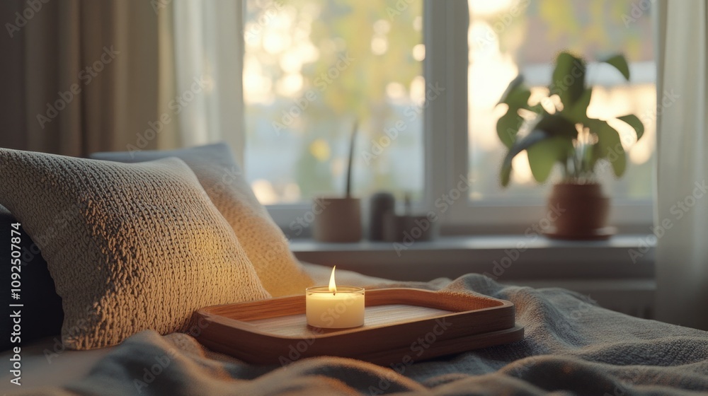 Fototapeta premium A Serene Evening Ambiance
