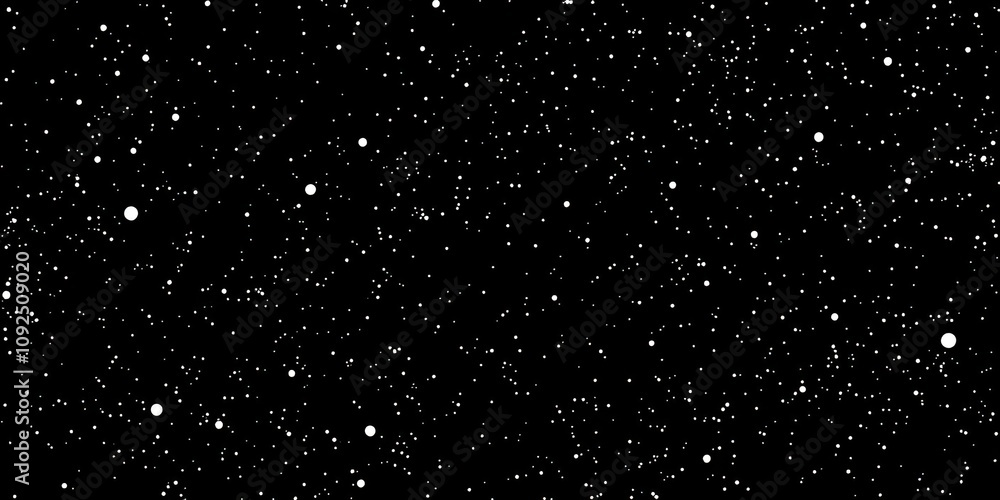 Abstract cosmic pattern featuring random white speckles against a black background, galaxy-inspired, cosmic design, starry night effect Abstract cosmic pattern featuring random white speckles against a black background, galaxy-inspired, cosmic design, starry night effect