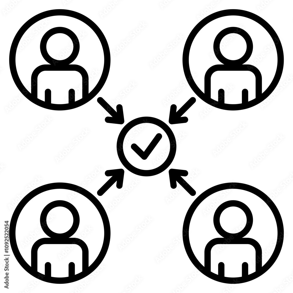 Stakeholder Alignment Icon Element For Design Stakeholder Alignment Icon Element For Design