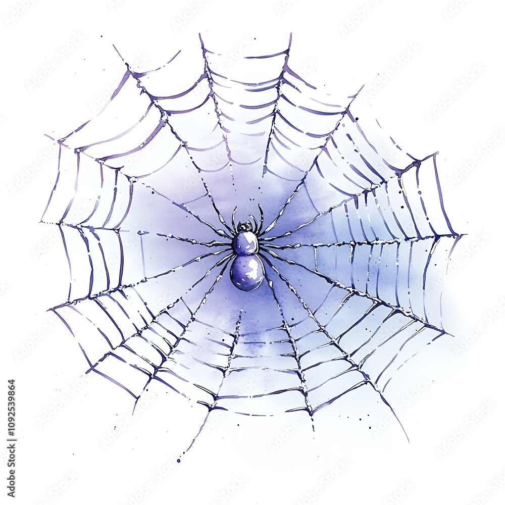 Obraz premium Explore the intricate world of spiders and their stunning web patterns in nature