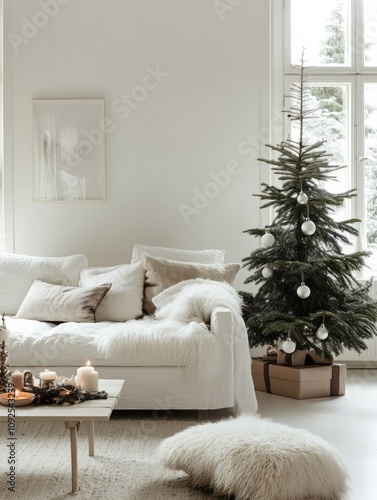 Minimalist Christmas Living...