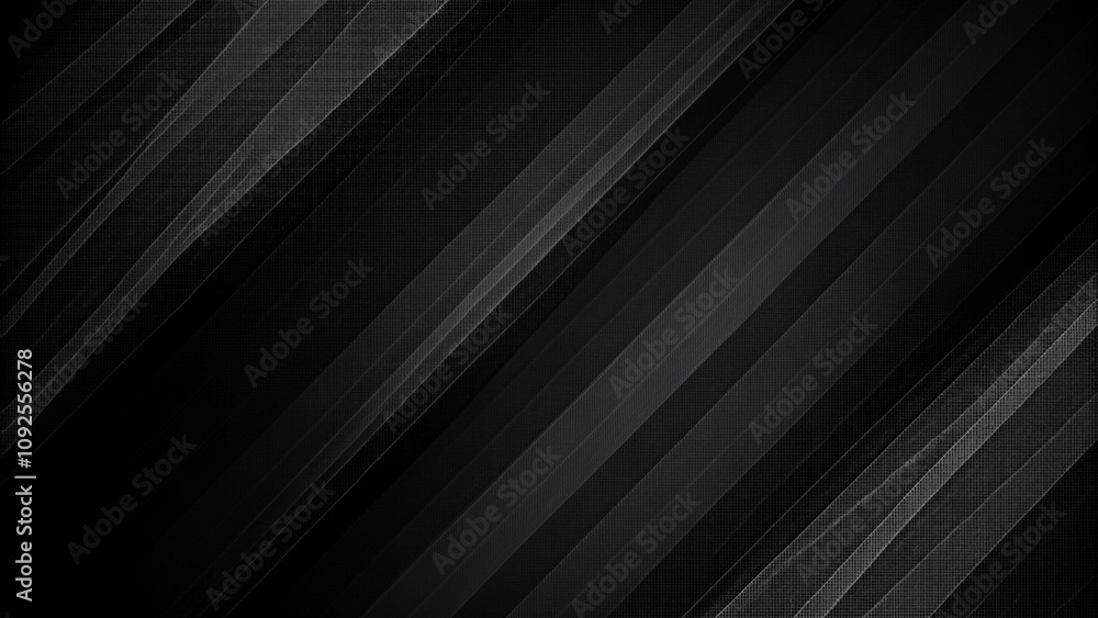 Obraz premium Abstract black and silver are light gray with white the gradient is the surface with templates, metal texture soft lines, tech diagonal background, black dark sleek clean modern texture background