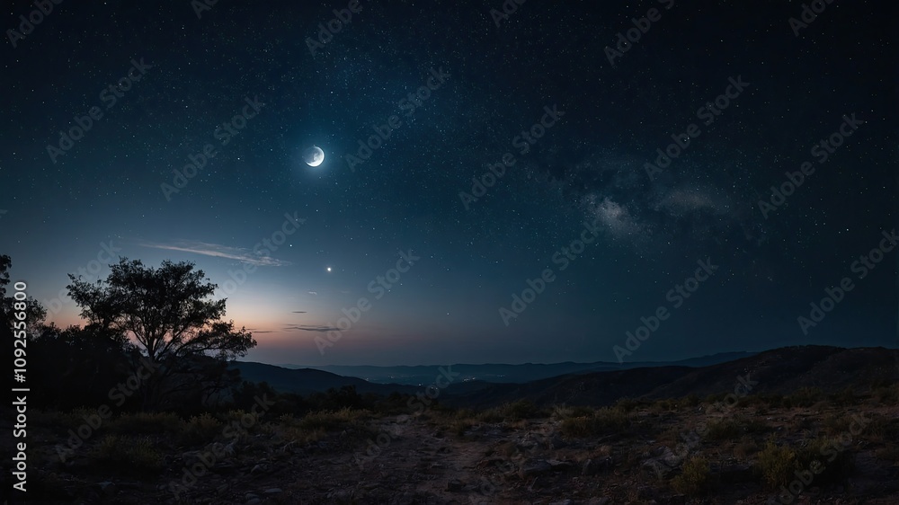 Fototapeta premium sky with stars