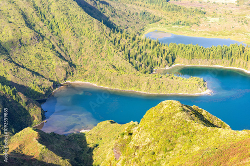 Obraz na płótnie Lagoa do Fogo, Sao Miguel Island, Azores, Portugal w salonie