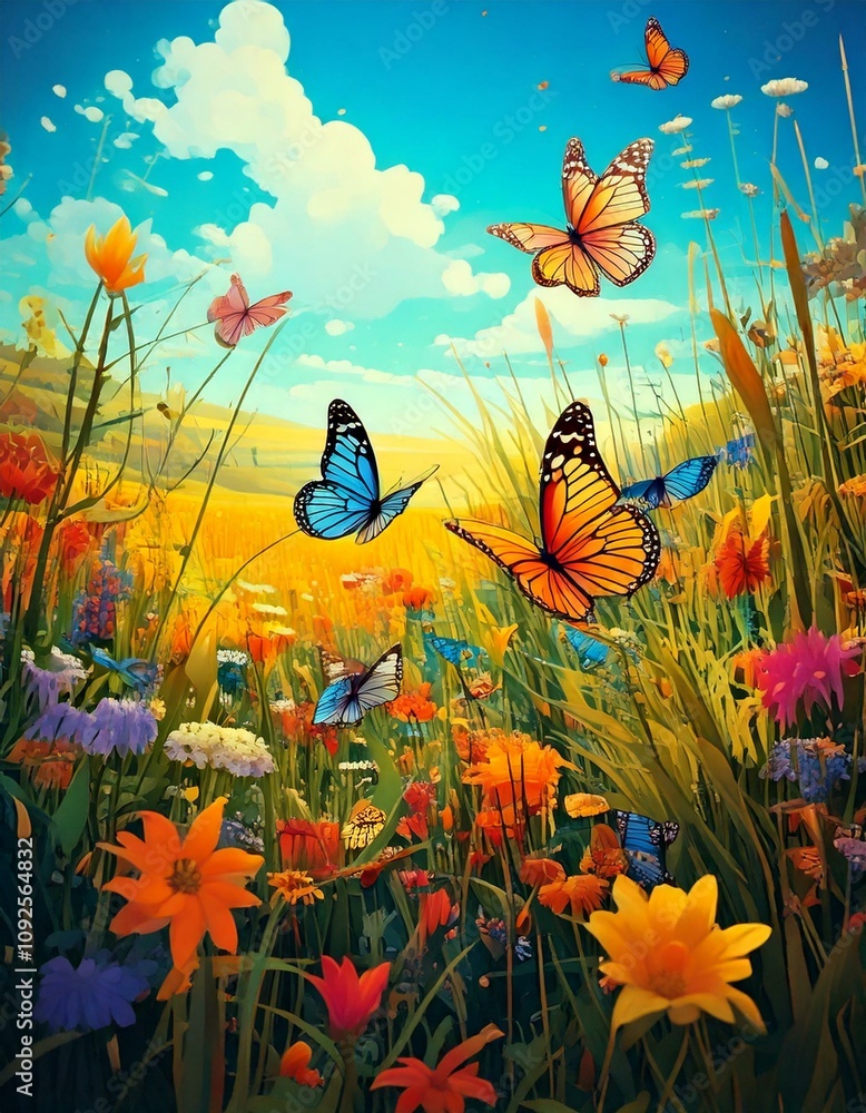 butterflies and flowers butterflies and flowers