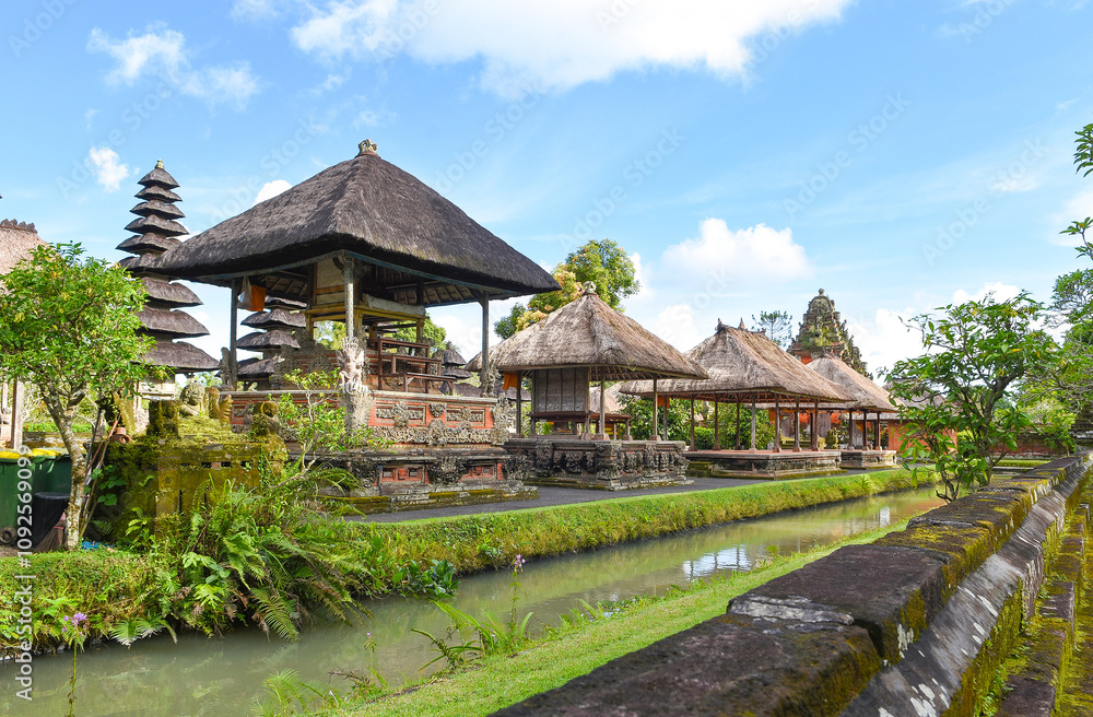 view of old Taman Ayun Temple, Bali view of old Taman Ayun Temple, Bali