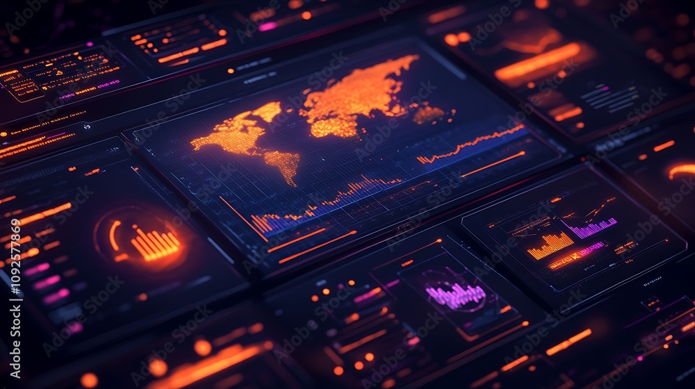 Data visualization dashboard digital space infographic tech overview insights Data visualization dashboard digital space infographic tech overview insights