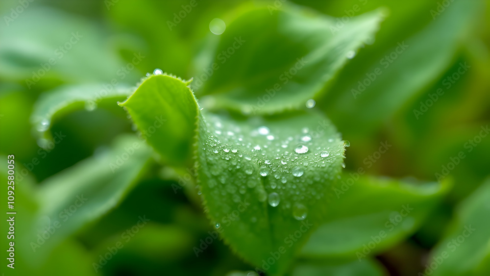 dew on a leaf dew on a leaf