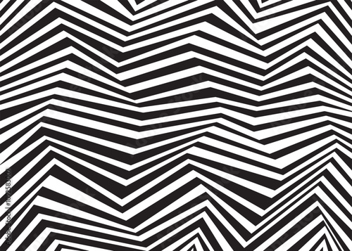 Black and white Abstract geometric pattern line. For web and digital media.