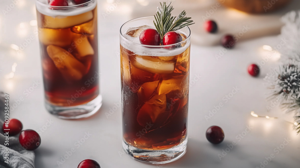 Vegan Vanilla Cranberry Old Fashioned Cocktail Vegan Vanilla Cranberry Old Fashioned Cocktail