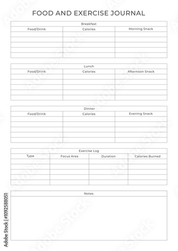 Self Care Planner Pages Daily, Weekly, and Monthly Wellness Planning Notebook for Personal Growth and Balanced Lifestyle Tracking, Planner Sheet Design Template 