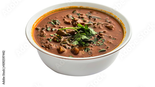 Kuzhambu food isolated on transparent background, PNG photo