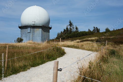 Radom auf dem Großen Arber, Bayerischer Wald, Bayern, Deutschland