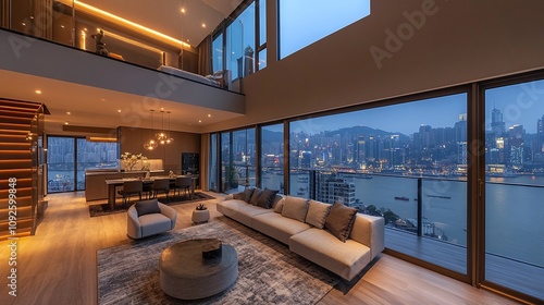 luxury maisonette with city view